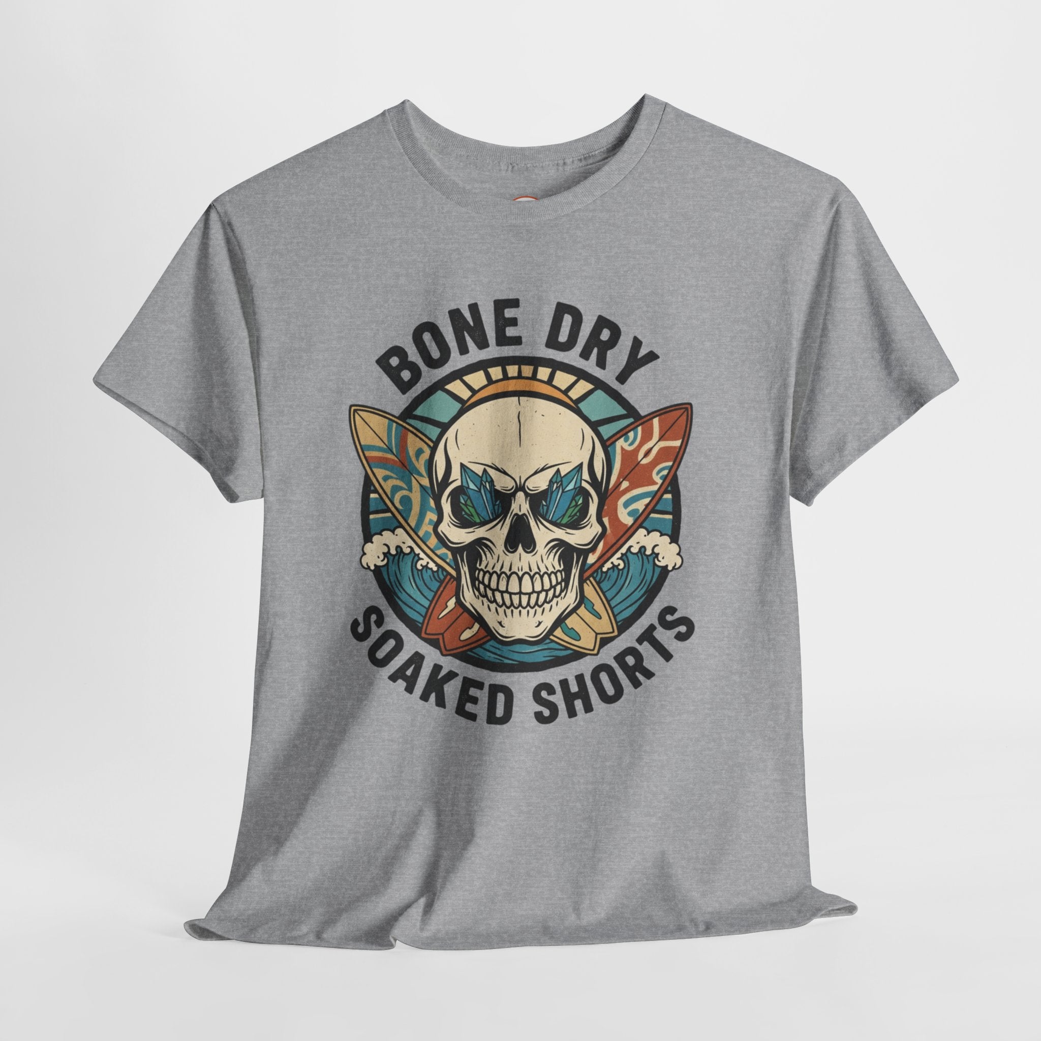 Bone Dry Soaked Shorts Skull T-Shirt – Loud & Cheeky Aussie Surfwear