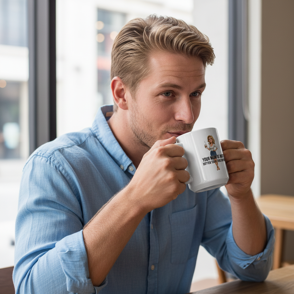 “Your Mum Is Hotter Than This Coffee” Mug