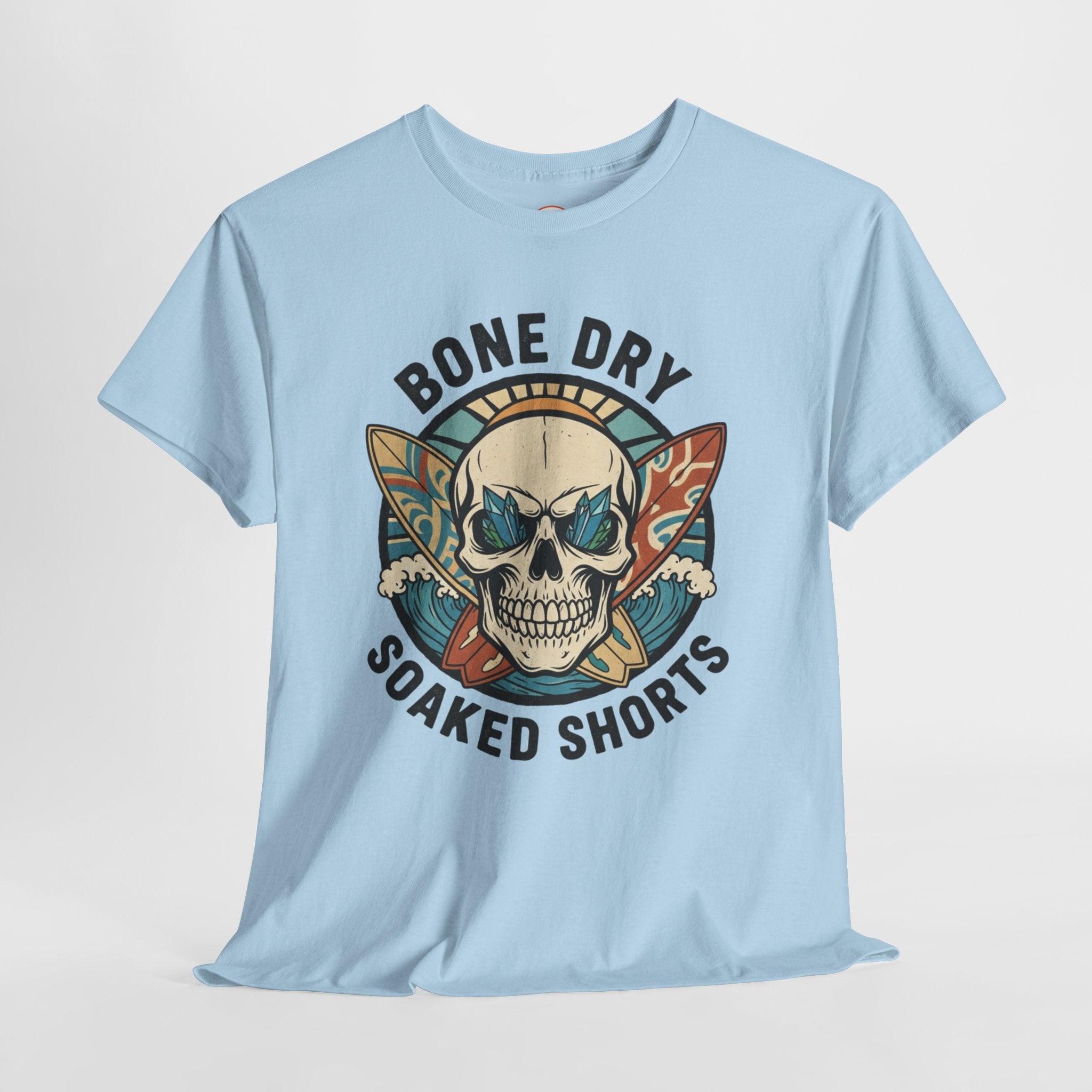 Bone Dry Soaked Shorts Skull T-Shirt – Loud & Cheeky Aussie Surfwear