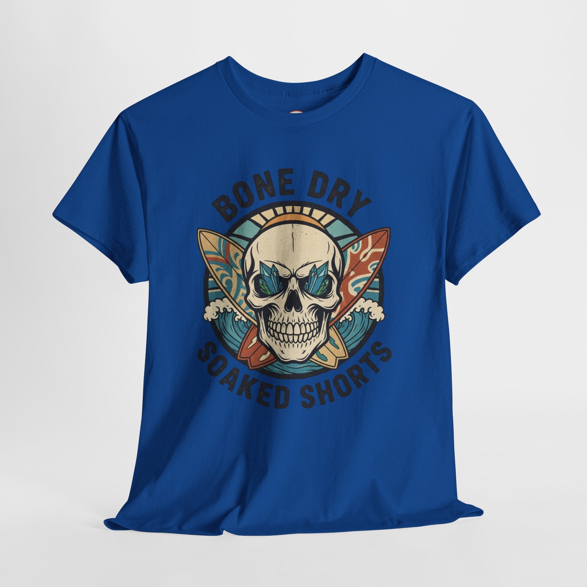 Bone Dry Soaked Shorts Skull T-Shirt – Loud & Cheeky Aussie Surfwear