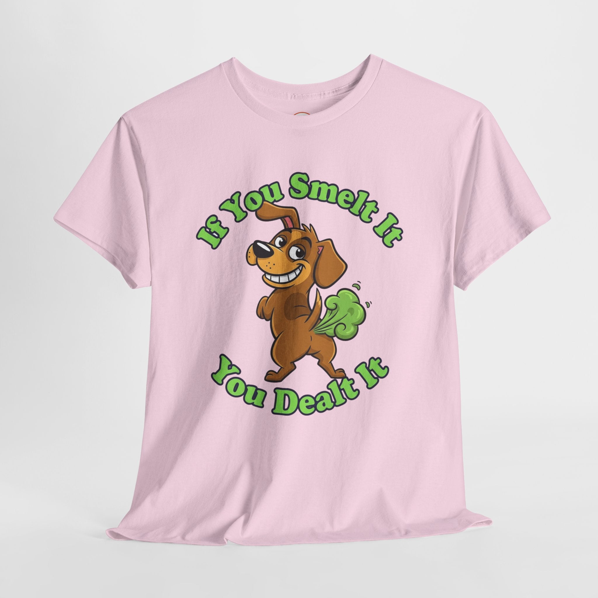 ‘If You Smelt It You Dealt It’ Farting Dog Tee – Funny Cheeky Unisex Shirt