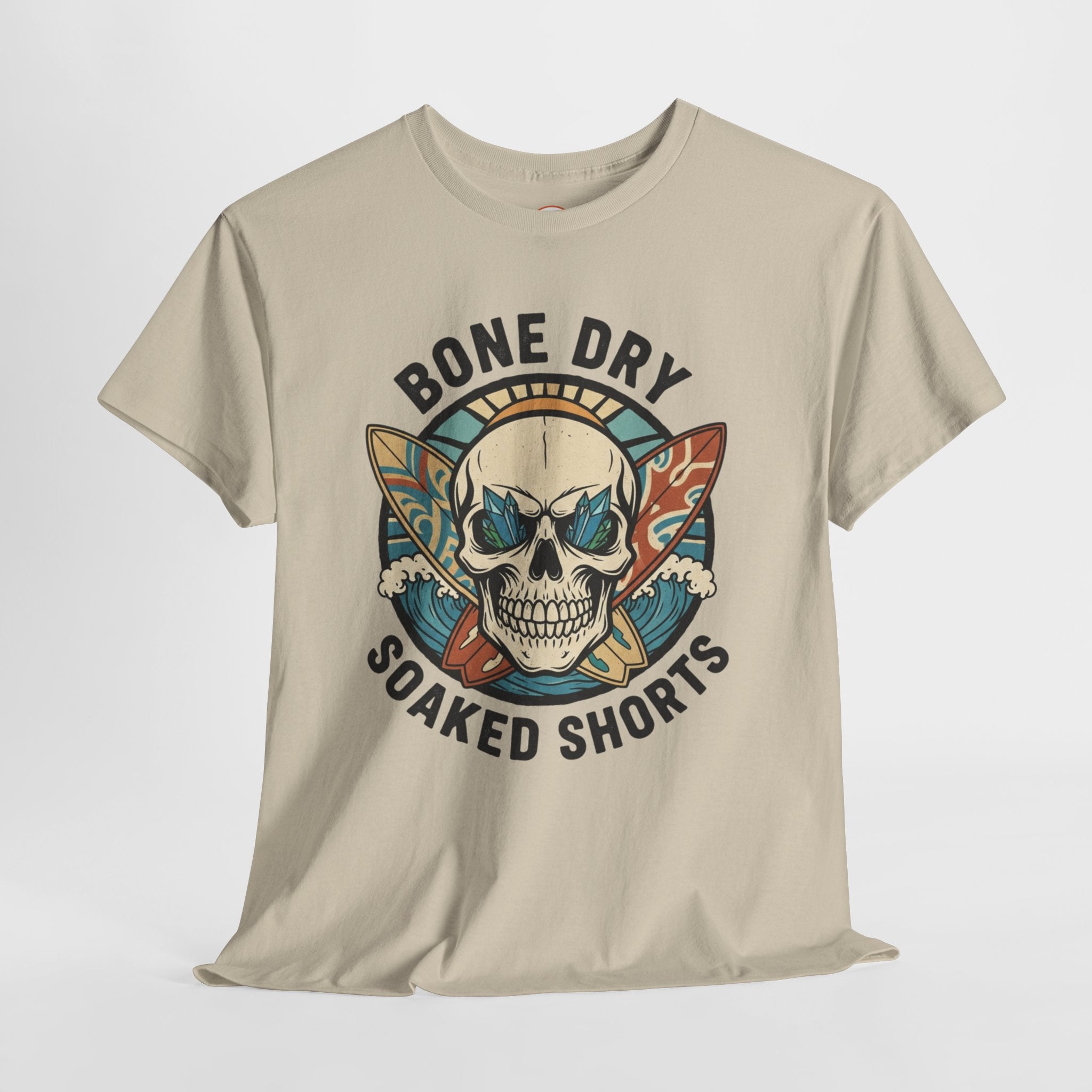 Bone Dry Soaked Shorts Skull T-Shirt – Loud & Cheeky Aussie Surfwear