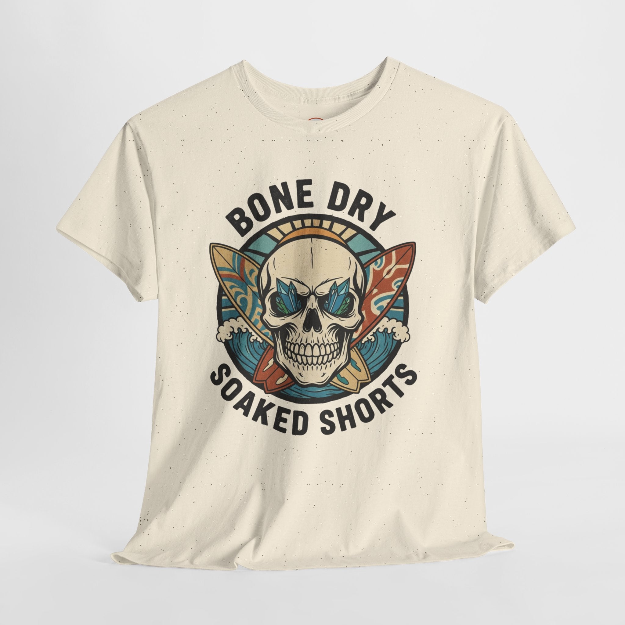 Bone Dry Soaked Shorts Skull T-Shirt – Loud & Cheeky Aussie Surfwear