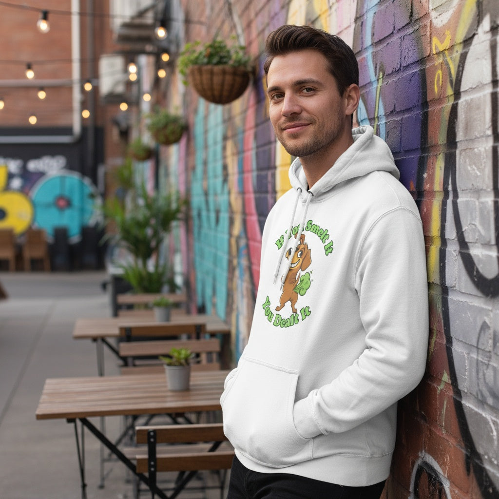 Cheeky Farting Dog Tee – Funny Dog Cartoon Shirt