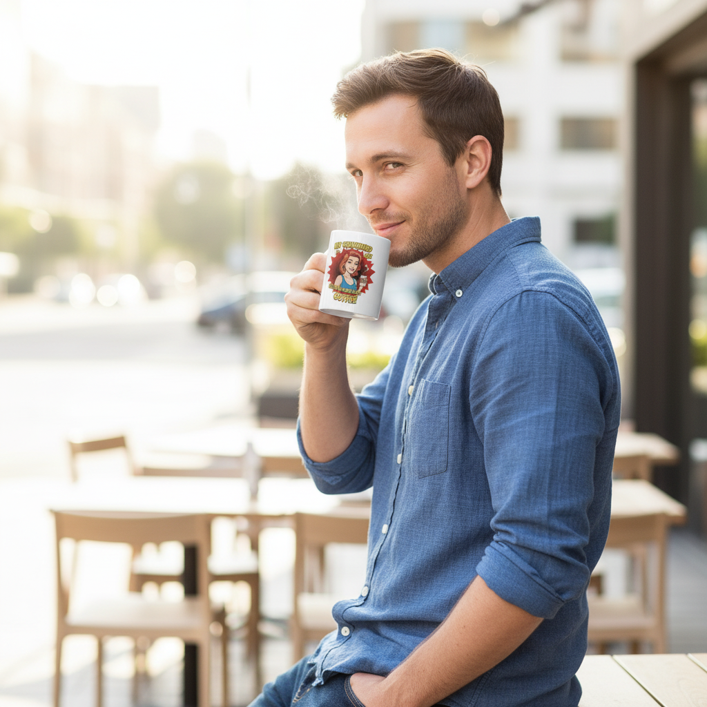 “My Girlfriend Is Way Hotter Than This Coffee” Retro Mug