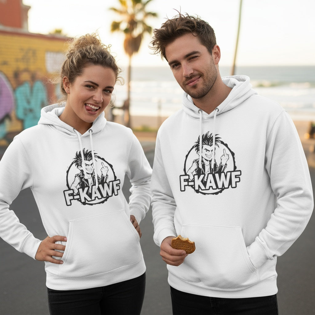 T-shirt with skull mohawk and electric guitar punk rock design, cheeky graphic by Cheeky Tees Co